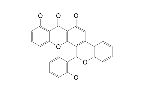 6,8-DIHYDROXY-13-(2-HYDROXYPHENYL)-CHROMENO-[4,3-C]-XANTHEN-7(13H)-ONE