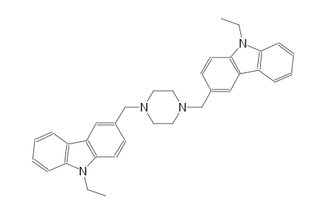 9-ethyl-3-({4-[(9-ethyl-9H-carbazol-3-yl)methyl]-1-piperazinyl}methyl)-9H-carbazole