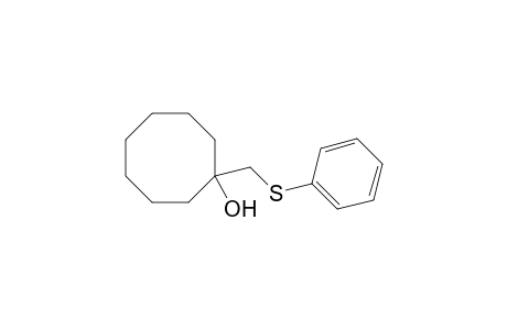 1-(Phenylsulfanylmethyl)cyclooctan-1-ol
