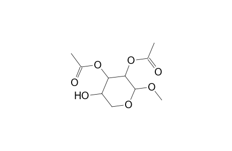 Methyl 2,3-di-O-acetylpentopyranoside
