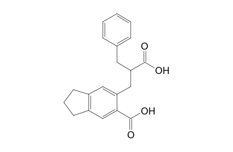 6-(2-benzyl-3-hydroxy-3-oxo-propyl)indane-5-carboxylic acid