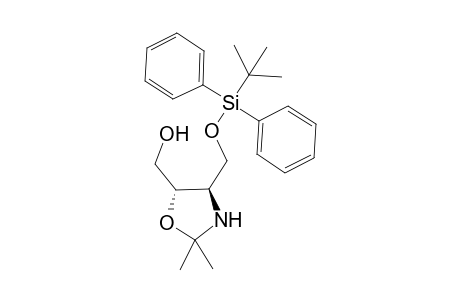 (4R,5S)-4-tert-Butyldiphenylsilyloxymethyl-5-hydroxymethyl-2,2-dimethyl-1,3-oxazolidine