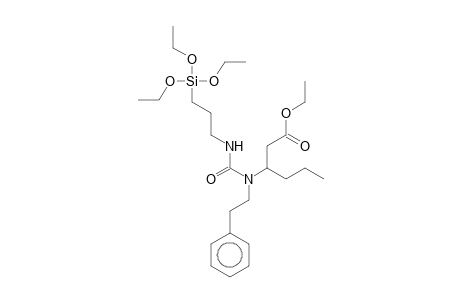 4,6-Diazanonanoic acid, 5-oxo-3-propyl-4-(2-phenylethyl)-9-(triethoxysilyl)-, ethyl ester