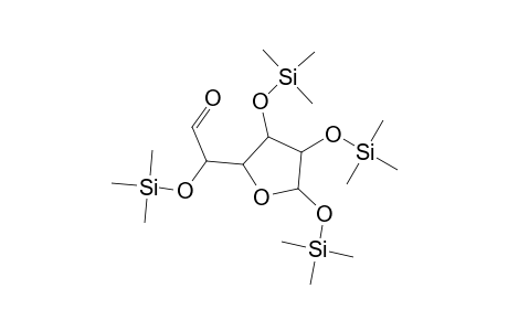 1,2,3,5-Tetrakis-O-(trimethylsilyl)hexodialdo-1,4-furanose
