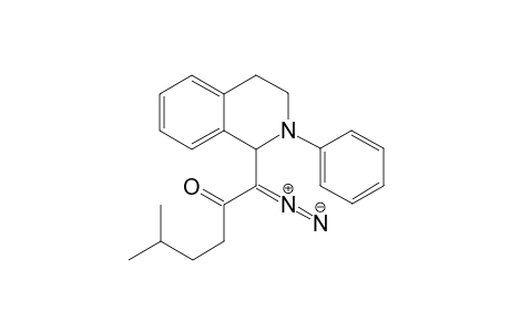 1-Diazo-5-methyl-1-(2-phenyl-1,2,3,4-tetrahydroisoquinolin-1-yl)hexan-2-one