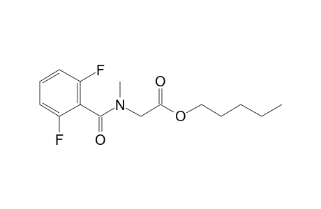 Sarcosine, N-(2,6-difluorobenzoyl)-, pentyl ester