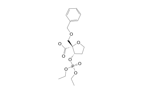 2R,3S-2-BENZYLOXYMETHYL-3-DIETHYLPHOSPHATOXY-TETRAHYDRO-2-FURANCARBOXYLIC-ACID