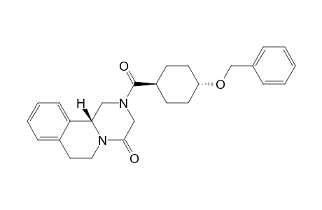 (R)-(-)-2-(trans-4-(Benzyloxy)cyclohexanecarbonyl)-1,2,3,6,7,11b-hexahydro-4H-pyrazino[2,1-a]isoquinolin-4-one