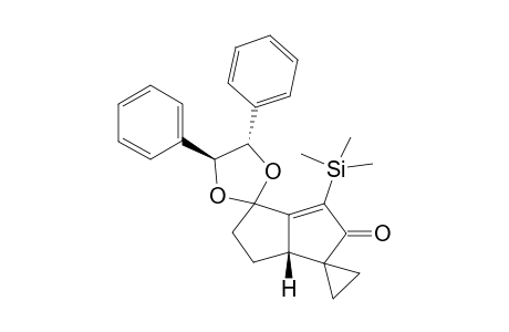 (6'aS,4''S,5''S)-4',5',6',6'a-Tetrahydro-3'-trimethylsilylspiro(cyclopropane-1,1'-pentalene-2'-one-4',2"-1,3-dioxolane)