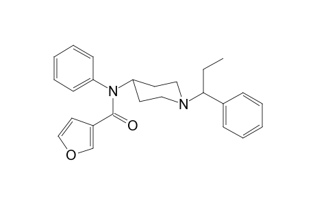 N-Phenyl-N-[1-(1-phenylpropyl)piperidin-4-yl]furan-3-carboxamide