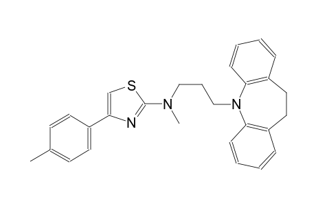 N-[3-(10,11-dihydro-5H-dibenzo[b,f]azepin-5-yl)propyl]-N-methyl-4-(4-methylphenyl)-1,3-thiazol-2-amine