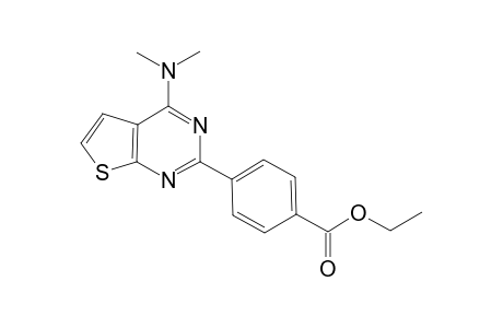 Ethyl 4-(4-(dimethylamino)thieno[2,3-d]pyrimidin-2-yl)benzoate