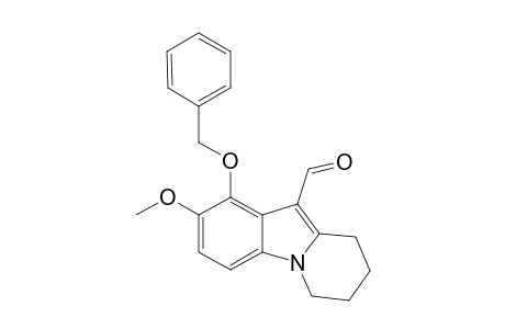 1-Benzoxy-2-methoxy-6,7,8,9-tetrahydropyrid[1,2-a]indole-10-carbaldehyde