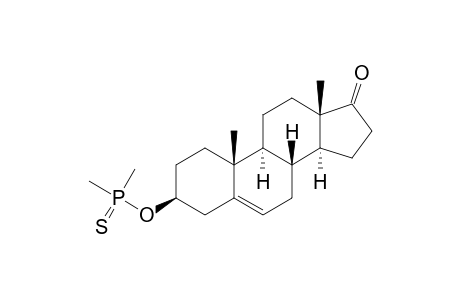 Androst-5-en-17-one, 3-[(dimethylphosphinothioyl)oxy]-, (3.beta.)-