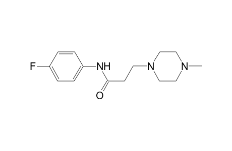 N-(4-Fluorophenyl)-3-(4-methyl-1-piperazinyl)propanamide