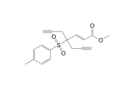 Methyl (R)-4-Propargyl-4-tosyl-2-hepten-6-ynoate
