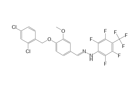 benzaldehyde, 4-[(2,4-dichlorophenyl)methoxy]-3-methoxy-, [2,3,5,6-tetrafluoro-4-(trifluoromethyl)phenyl]hydrazone