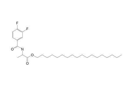 D-Alanine, N-(3,4-difluorobenzoyl)-, octadecyl ester