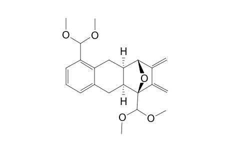 (1RS,4SR,4aSR,9aRS)-1,5-bis(dimethoxymethyl)-1,4-epoxy-1,2,3,4,4a,9,9a,10-octahydro-2,3-dimethylideneanthracene