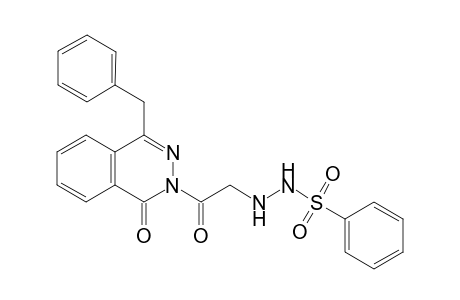 4-Benzyl-1(2H)-oxophthalazin-2-ylacetyl-N1-phenylsulphonylhydrazine