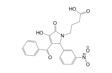1H-pyrrole-1-butanoic acid, 3-benzoyl-2,5-dihydro-4-hydroxy-2-(3-nitrophenyl)-5-oxo-