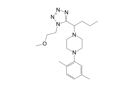 1-(2,5-Dimethylphenyl)-4-pyrrol1-[1-(2-methoxyethyl)-1H-tetrazol-5-yl]butylmorphopiperazine