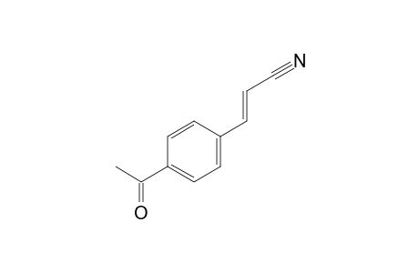 (E)-4-Acetylcinnamonitrile