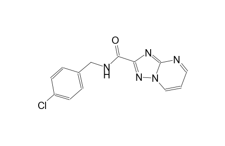 N-(4-chlorobenzyl)[1,2,4]triazolo[1,5-a]pyrimidine-2-carboxamide