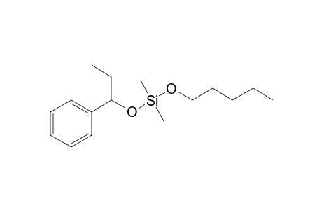 Silane, dimethyl(1-phenylpropoxy)pentyloxy-