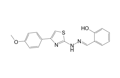 2-({2-[4-(4-Methoxyphenyl)-1,3-thiazol-2-yl]hydrazinylidene}-methyl)phenol