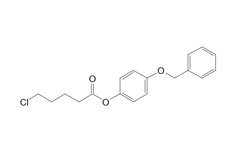 5-Chlorovaleric acid, 4-benzyloxyphenyl ester