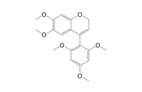 6,7-Dimethoxy-4-(2,4,6-trimethoxyphenyl)-2H-1-benzopyran