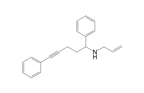 N-Allyl-1,5-diphenyl-4-pentynylamine
