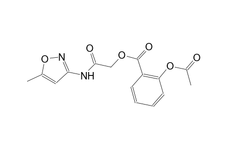 2-[(5-methyl-3-isoxazolyl)amino]-2-oxoethyl 2-(acetyloxy)benzoate