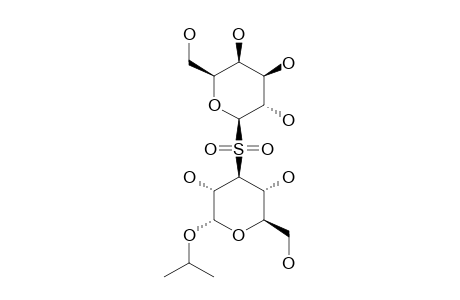 (2-PROPYL-ALPHA-D-GLUCOPYRANOSYL-3-YL)-(BETA-D-GALACTOPYRANOSYL)-(R)-SULFONE