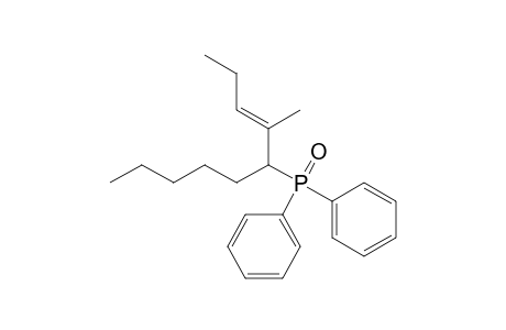 [1-[(E)-1-methylbut-1-enyl]hexyl-phenyl-phosphoryl]benzene