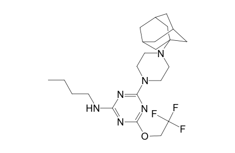 4-[4-(1-adamantyl)-1-piperazinyl]-n-butyl-6-(2,2,2-trifluoroethoxy)-1,3,5-triazin-2-amine