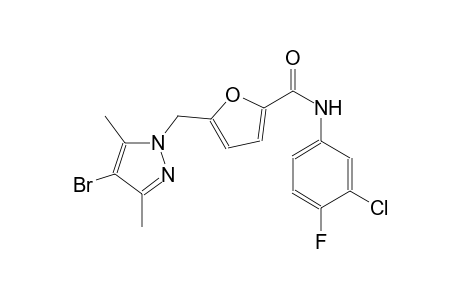 2-furancarboxamide, 5-[(4-bromo-3,5-dimethyl-1H-pyrazol-1-yl)methyl]-N-(3-chloro-4-fluorophenyl)-