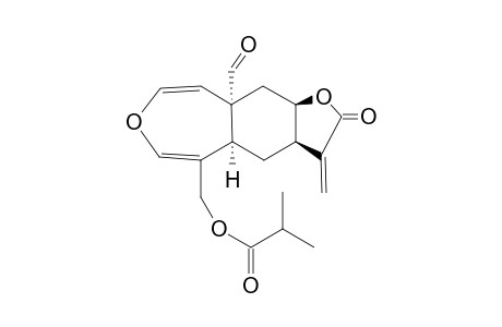 (5S*,7R*,8R*,10R*)-ELEMA-1,3,11(13)-TRIEN-12,8-OLIDE,2,3-EPOXY-15-ISOBUTANOYOXY-14-OXO