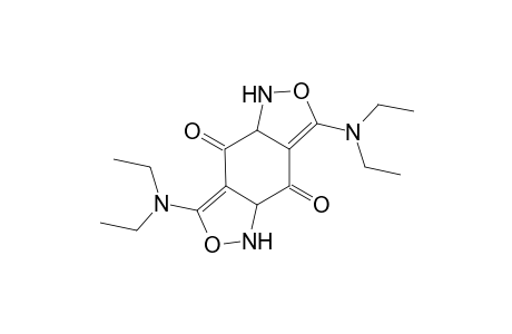 3,7-bis(diethylamino)-1,4a,5,8a-tetrahydro-[1,2]oxazolo[3,4-f][2,1]benzoxazole-4,8-dione