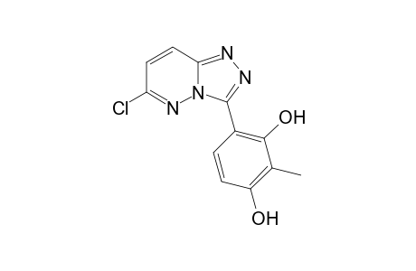 6-chloro-3-(2,4-dihydroxy-3-methylphenyl)-1,2,4-triazolo[4,3-b]pyridazine