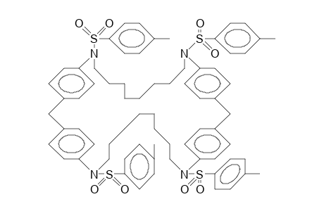 1,10,24,33-Tetrakis-(4-tolyl-sulfonyl)-1,10,24,3 3-tetraaza(10.1.10.1)paracyclophane