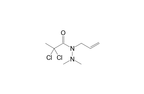 2,2-bis(chloranyl)-N',N'-dimethyl-N-prop-2-enyl-propanehydrazide