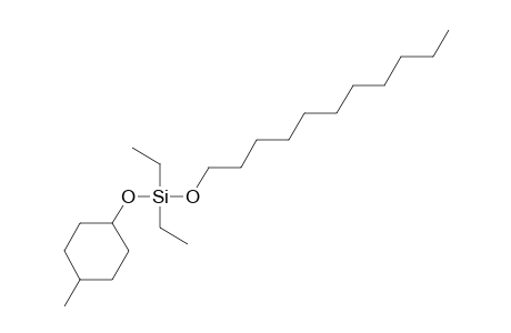 Silane, diethyl(cis-4-methylcyclohexyloxy)undecyloxy-