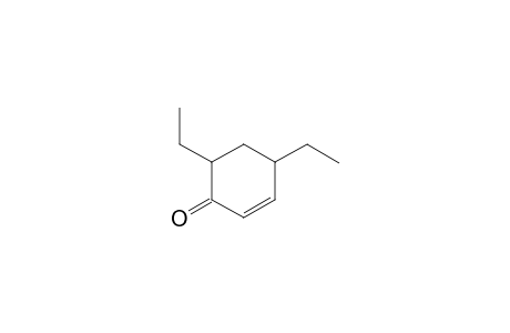 4,6-diethylcyclohex-2-en-1-one