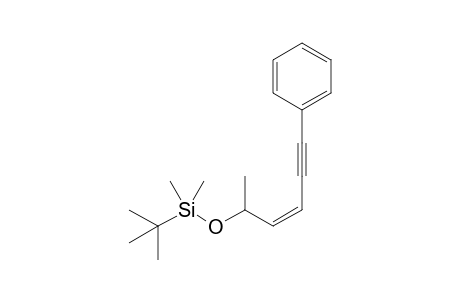 (Z)-tert-Butyldimethyl((1-methyl-5-phenylpent-2-en-4-ynyl)oxy)silane