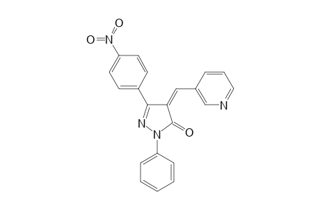 5-(4-Nitro-phenyl)-2-phenyl-4-pyridin-3-ylmethylene-2,4-dihydro-pyrazol-3-one