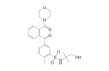N-(2-hydroxy-1,1-dimethylethyl)-2-methyl-5-[4-(4-morpholinyl)-1-phthalazinyl]benzenesulfonamide