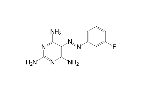 5-[(m-fluorophenyl)azo]-2,4,6-triaminopyrimidine