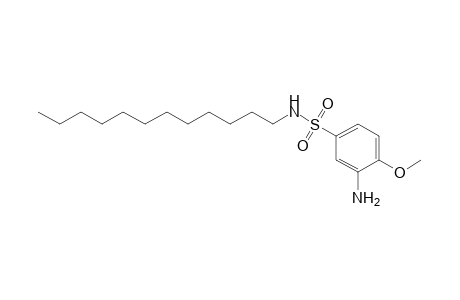 Benzenesulfonamide, 3-amino-N-dodecyl-4-methoxy-
